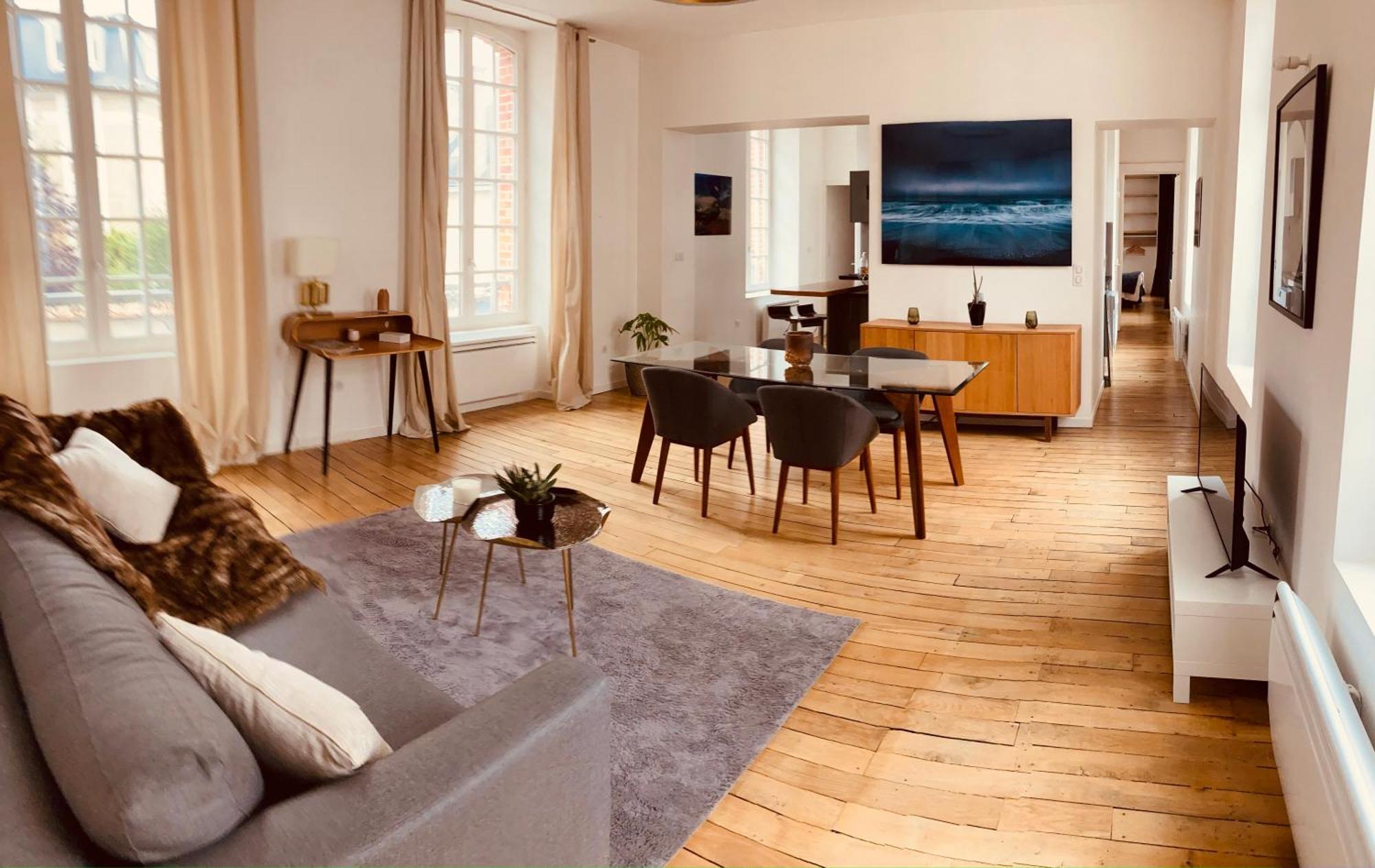 So Guest- Luxueux Appartement, Ancienne Maison De Champagne Proche Cathedrale Reims Luaran gambar